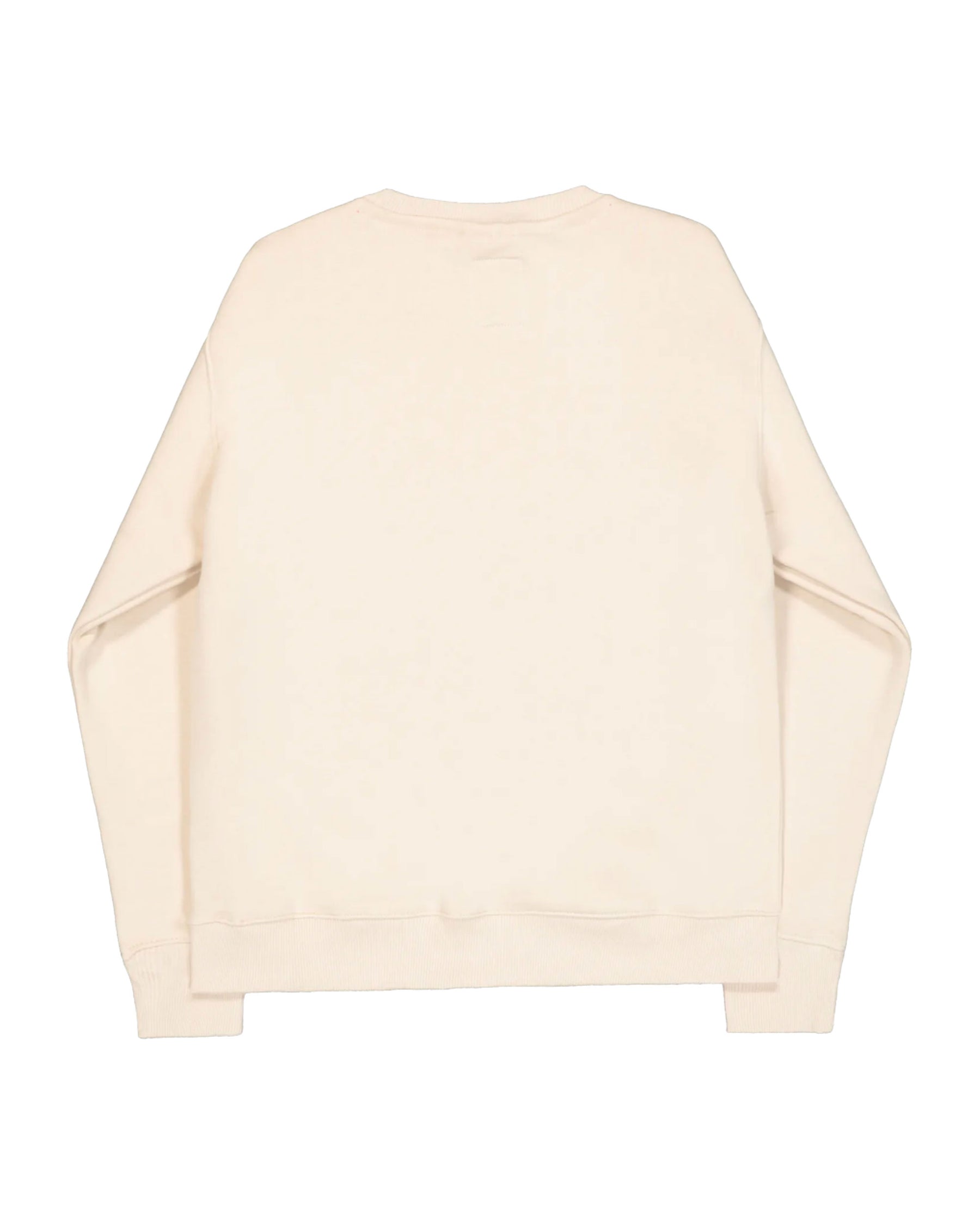 Felpa Uomo Alpha Industries Small Logo Jet Stream White