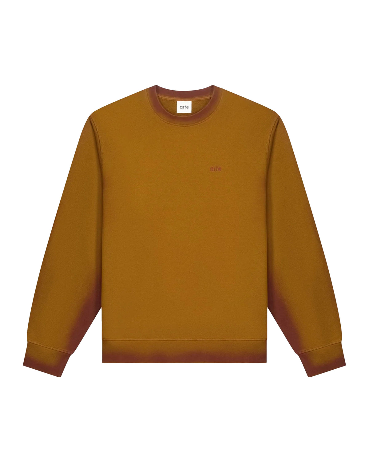 Felpa Uomo Arte Antwerp Sunfade Crewneck Brown
