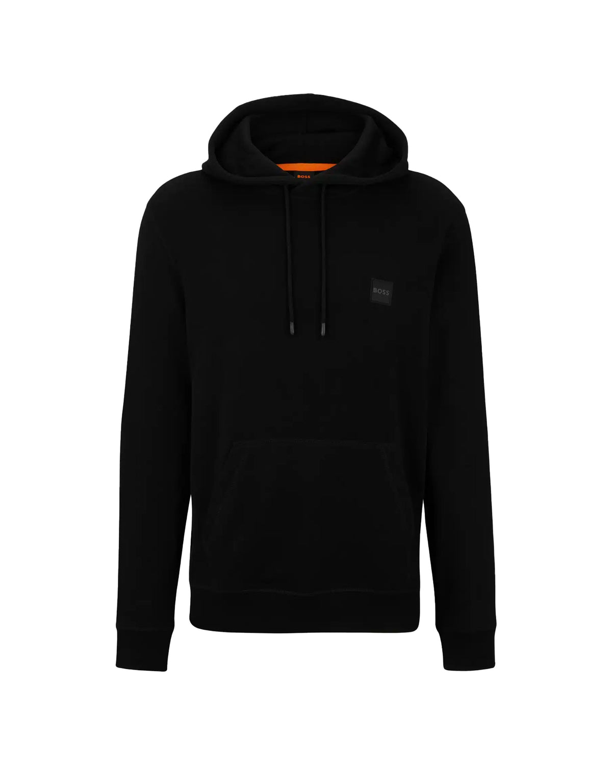 Man Hoodie Boss Basic Logo Black