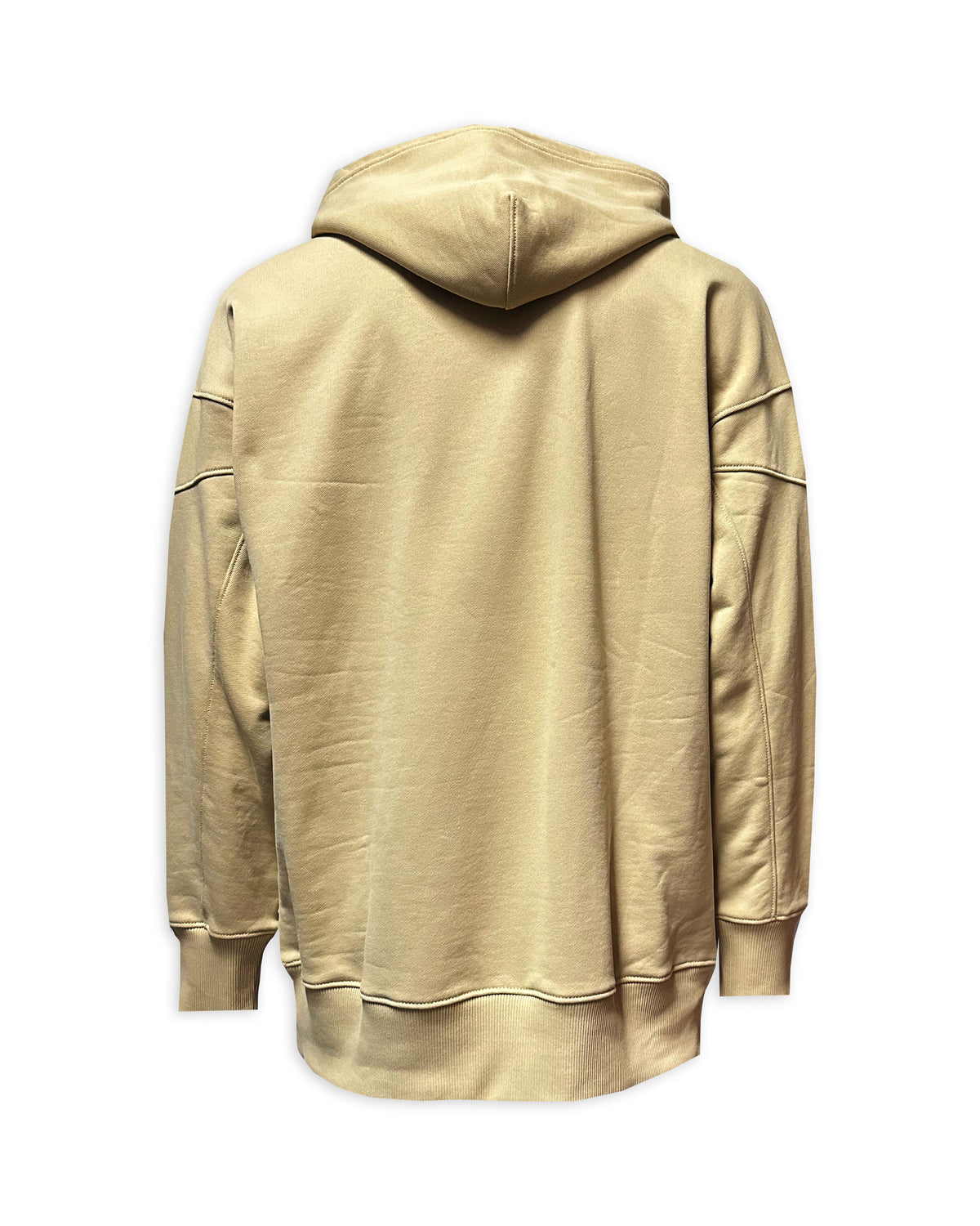 Man Hoodie Calvin Klein Oversized Patched Warm Sand