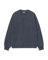 Felpa Uomo Carhartt Wip Benton Blu Chiaro
