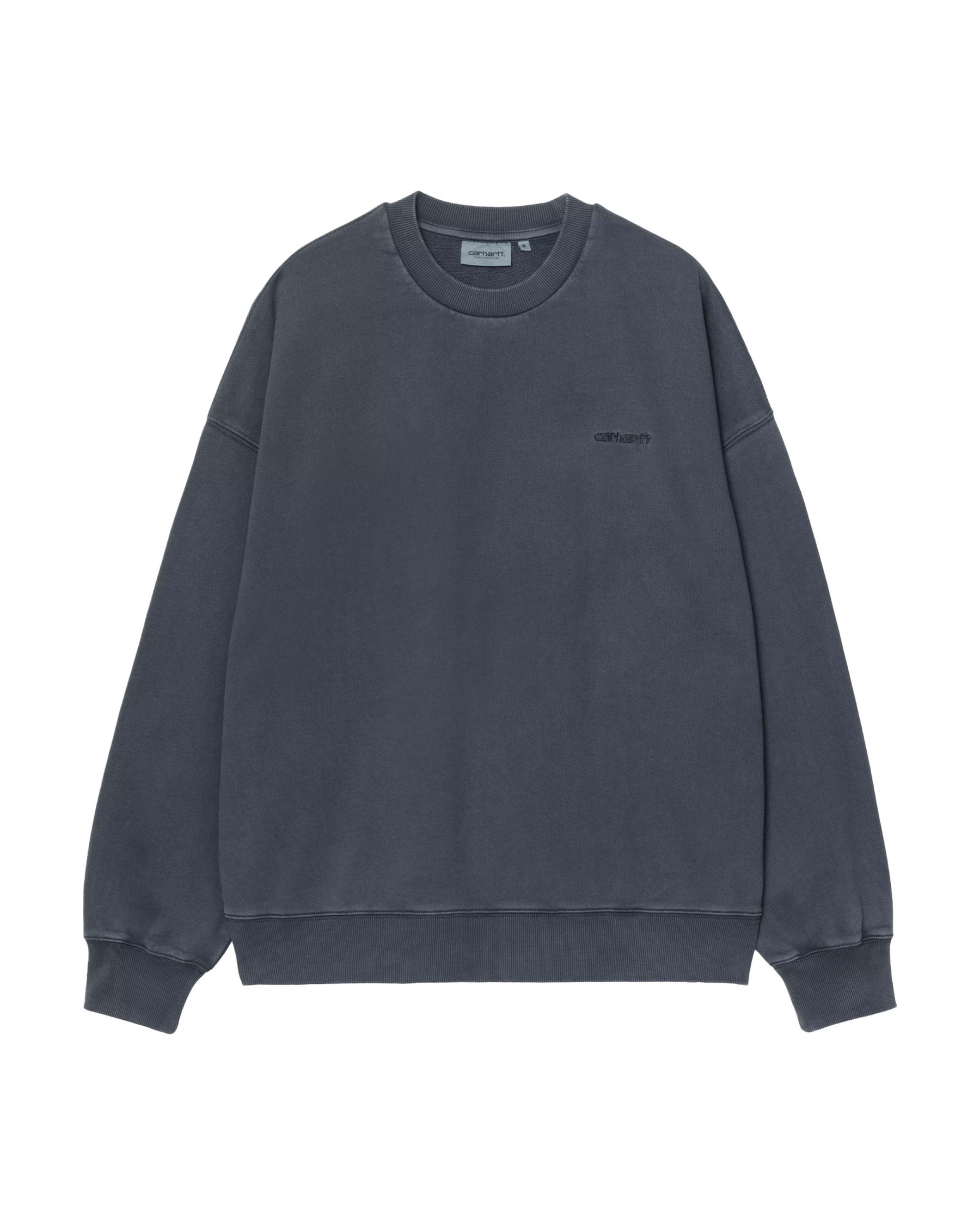 Felpa Uomo Carhartt Wip Benton Blu Chiaro