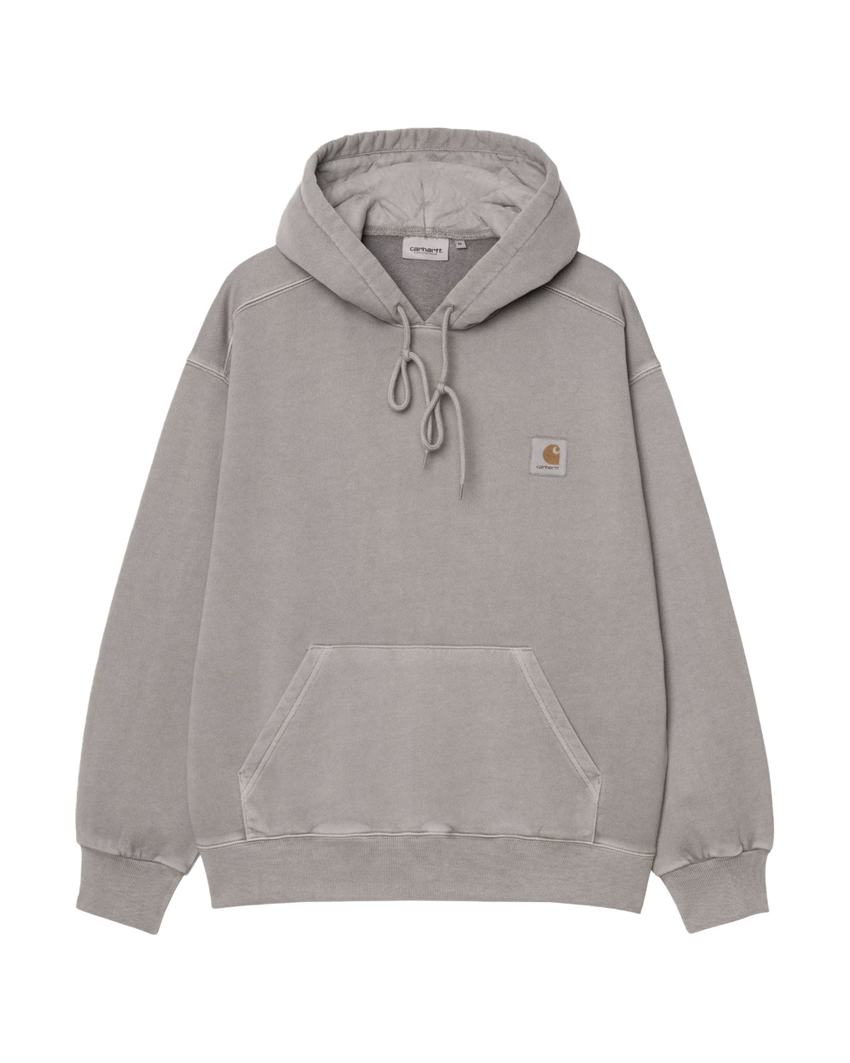 Felpa Uomo Nelson Grigio Garmend Dyed