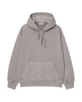 Felpa Uomo Nelson Grigio Garmend Dyed