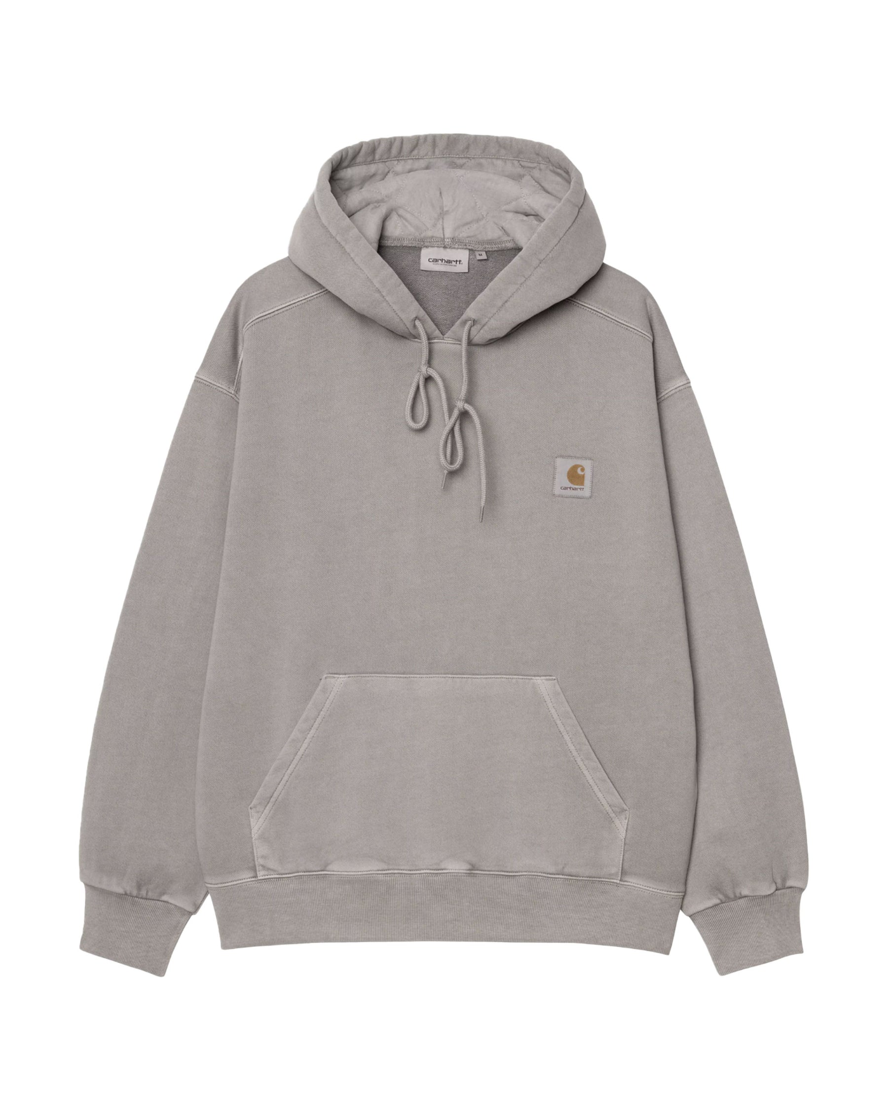 Felpa Uomo Nelson Grigio Garmend Dyed