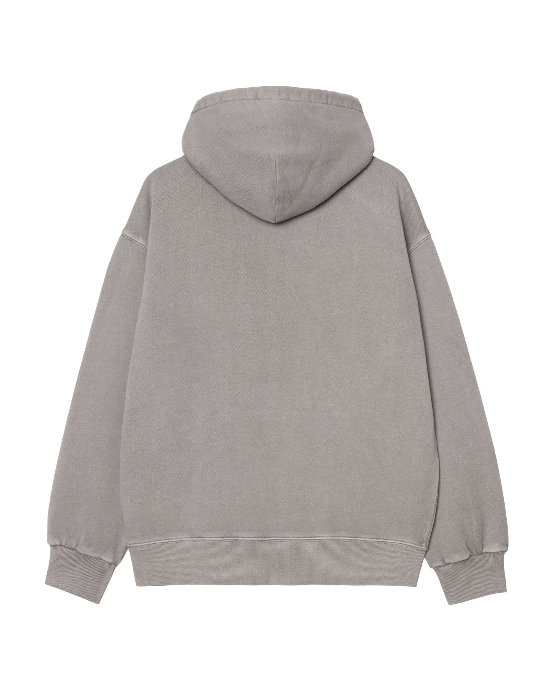 Felpa Uomo Nelson Grigio Garmend Dyed