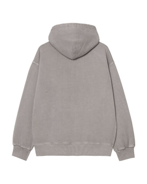 Felpa Uomo Nelson Grigio Garmend Dyed