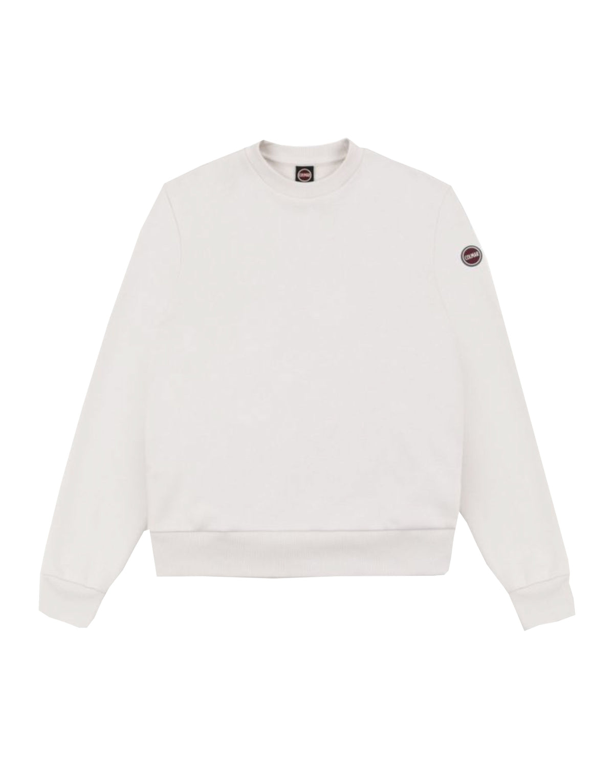Felpa Uomo Colmar Originals Basic Logo Bianco