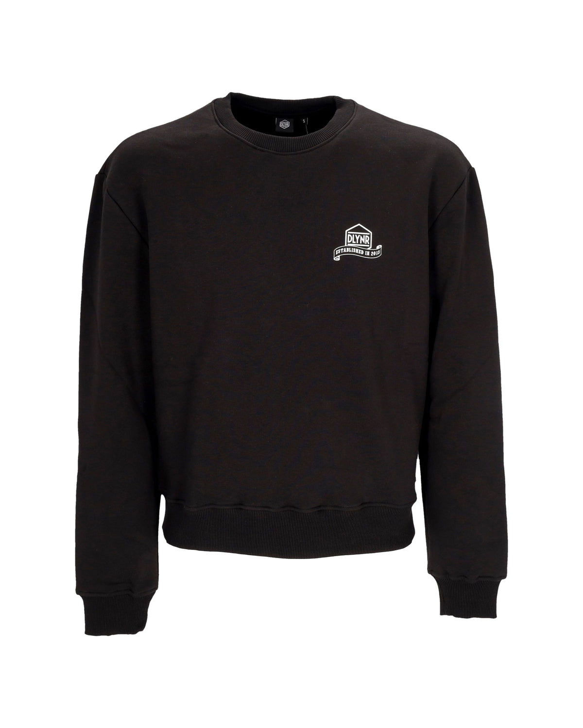 Man Sweatshirt DLYNR 10 Years Crewneck Black