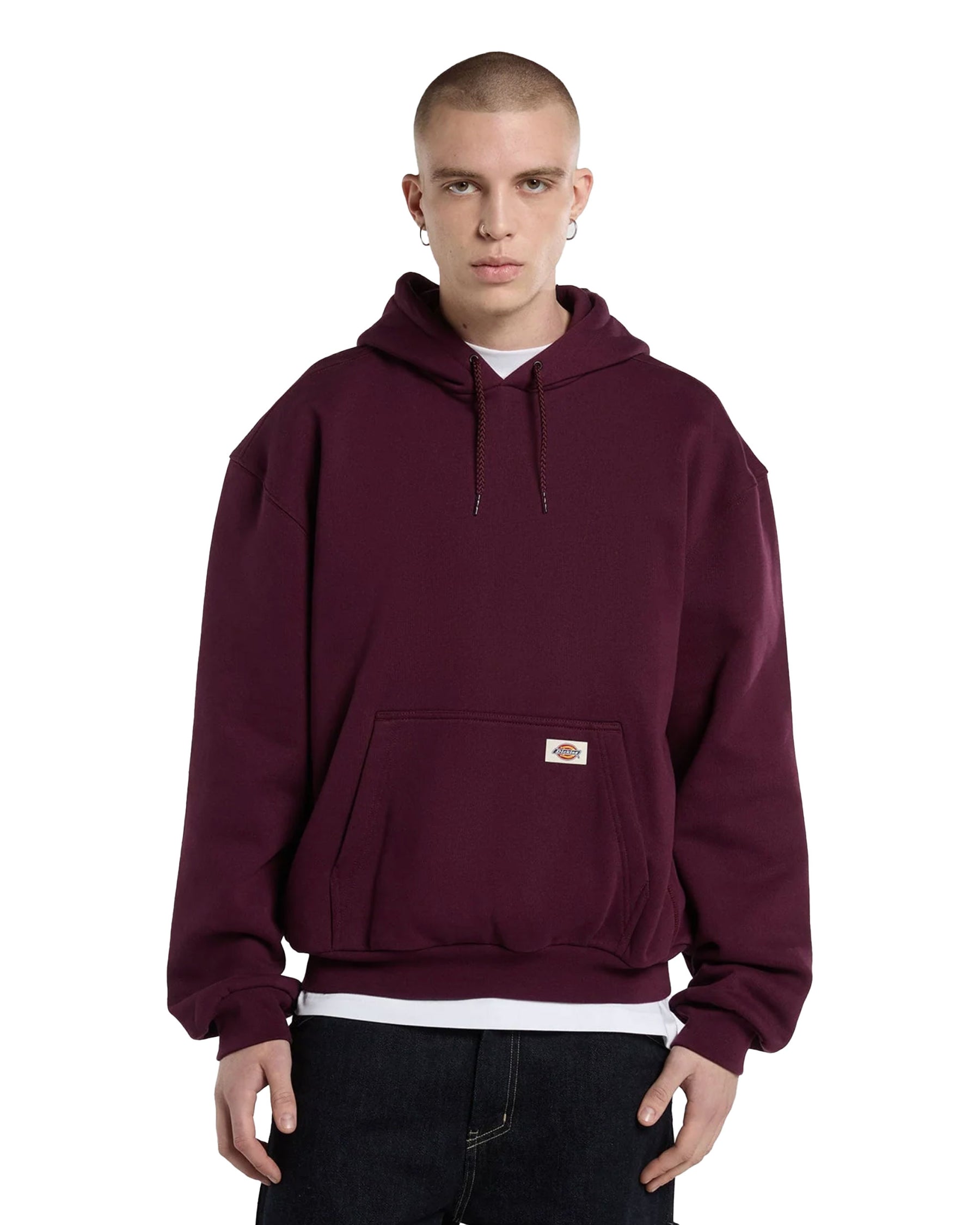 Men's Dickies Clewiston Hoodie Bordeaux