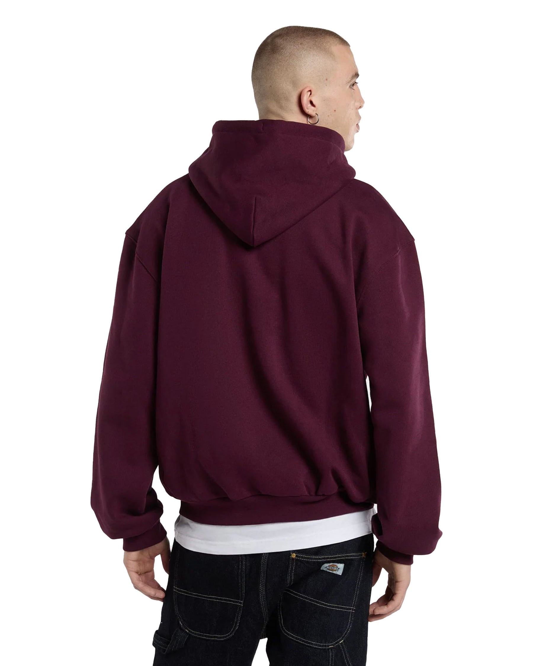 Men's Dickies Clewiston Hoodie Bordeaux
