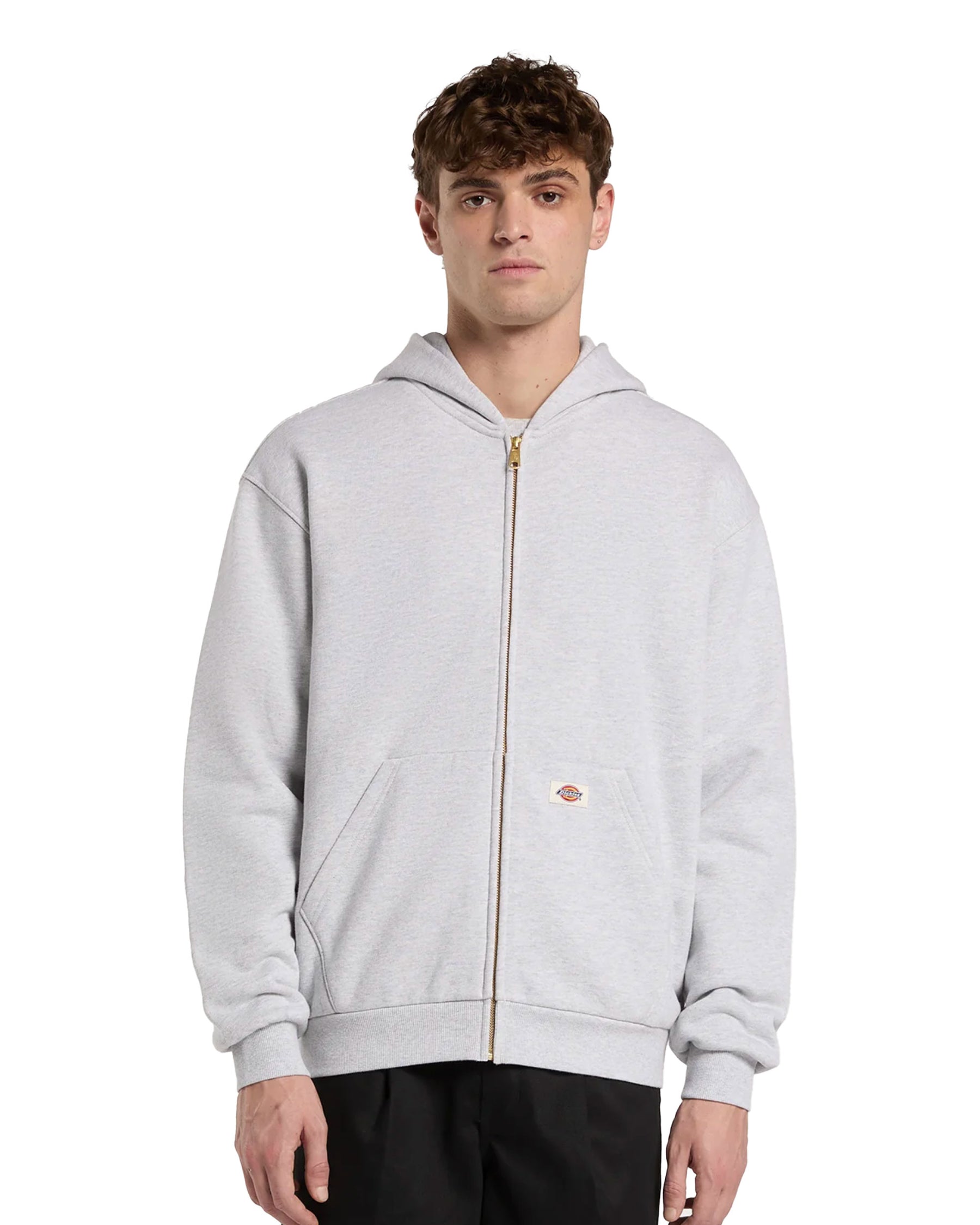 Felpa Uomo Dickies Fostoria Full Zip Hoodie Grigio