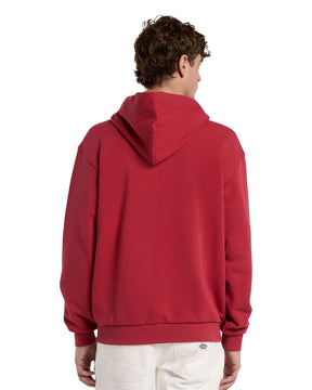 Felpa Uomo Dickies Fostoria Full Zip Hoodie Rosso