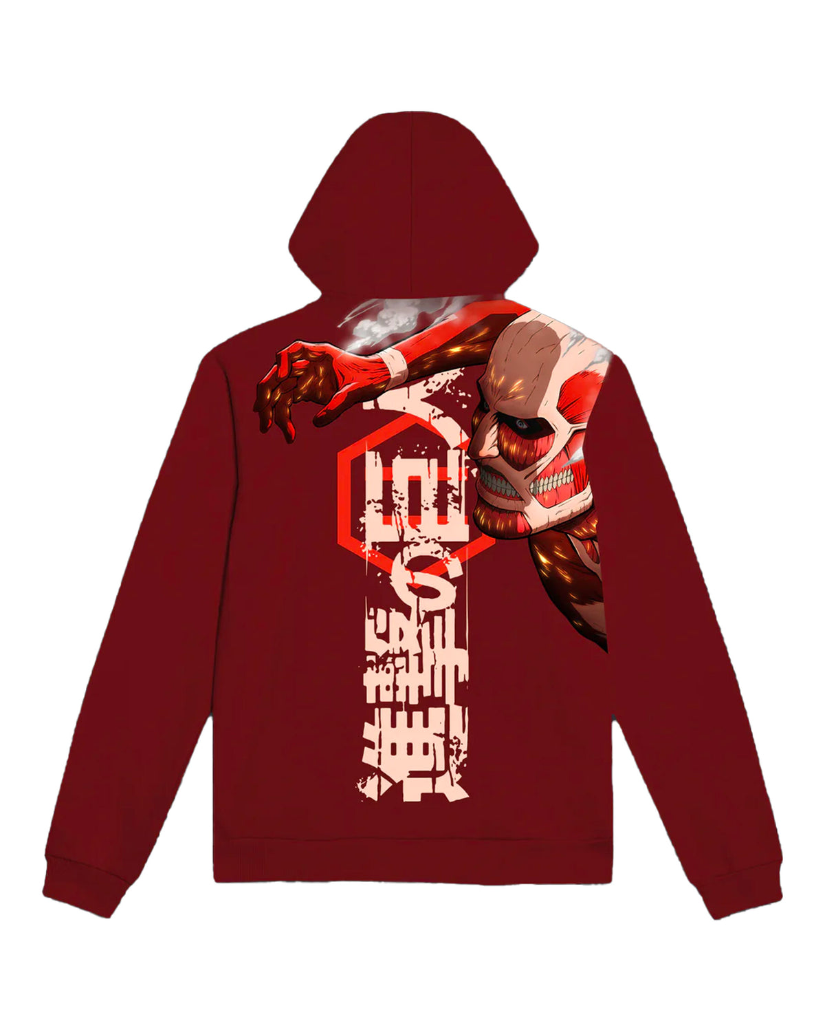 Man Hoodie Dolly Noire AoT Red