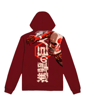 Man Hoodie Dolly Noire AoT Red