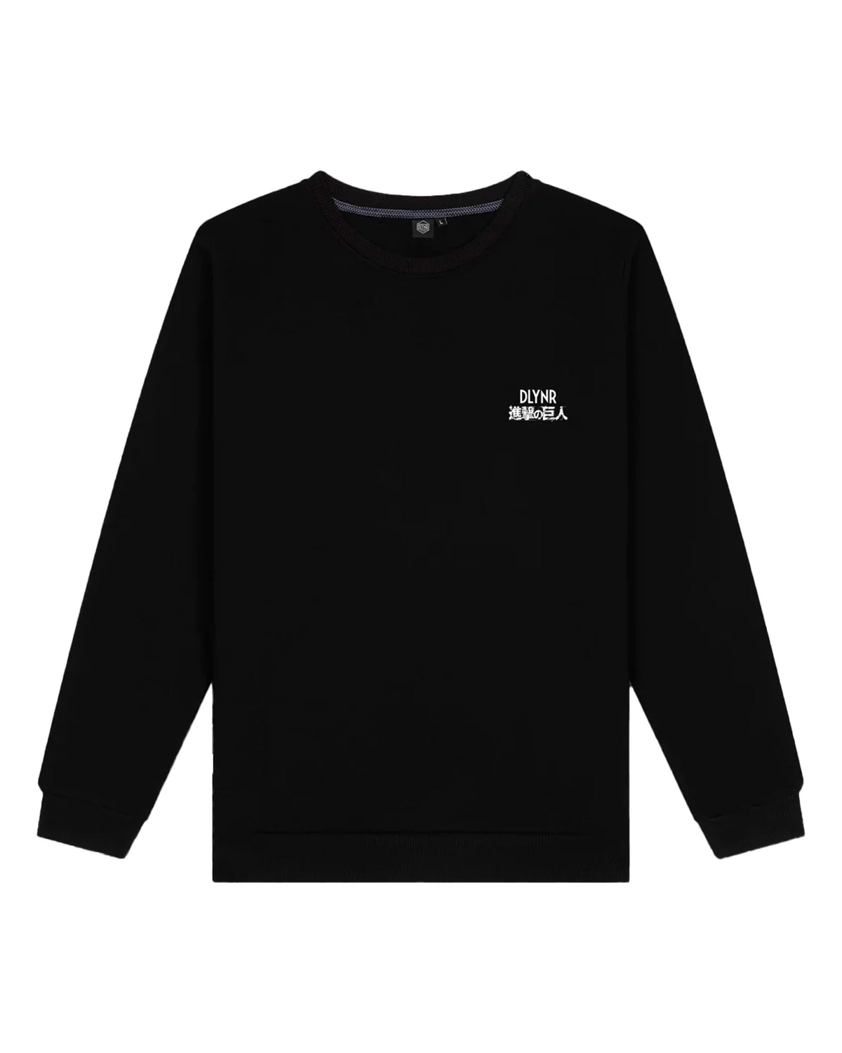 Man Sweatshirt Dolly Noire Colossal Titan Crewneck Black