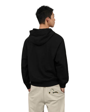 Felpa Uomo Evisu Seaguall Printed Hoodie Nero