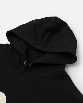 Felpa Uomo Evisu Seaguall Printed Hoodie Nero