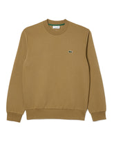 Man Crewneck Sweatshirt Basic Logo Lacoste Brown