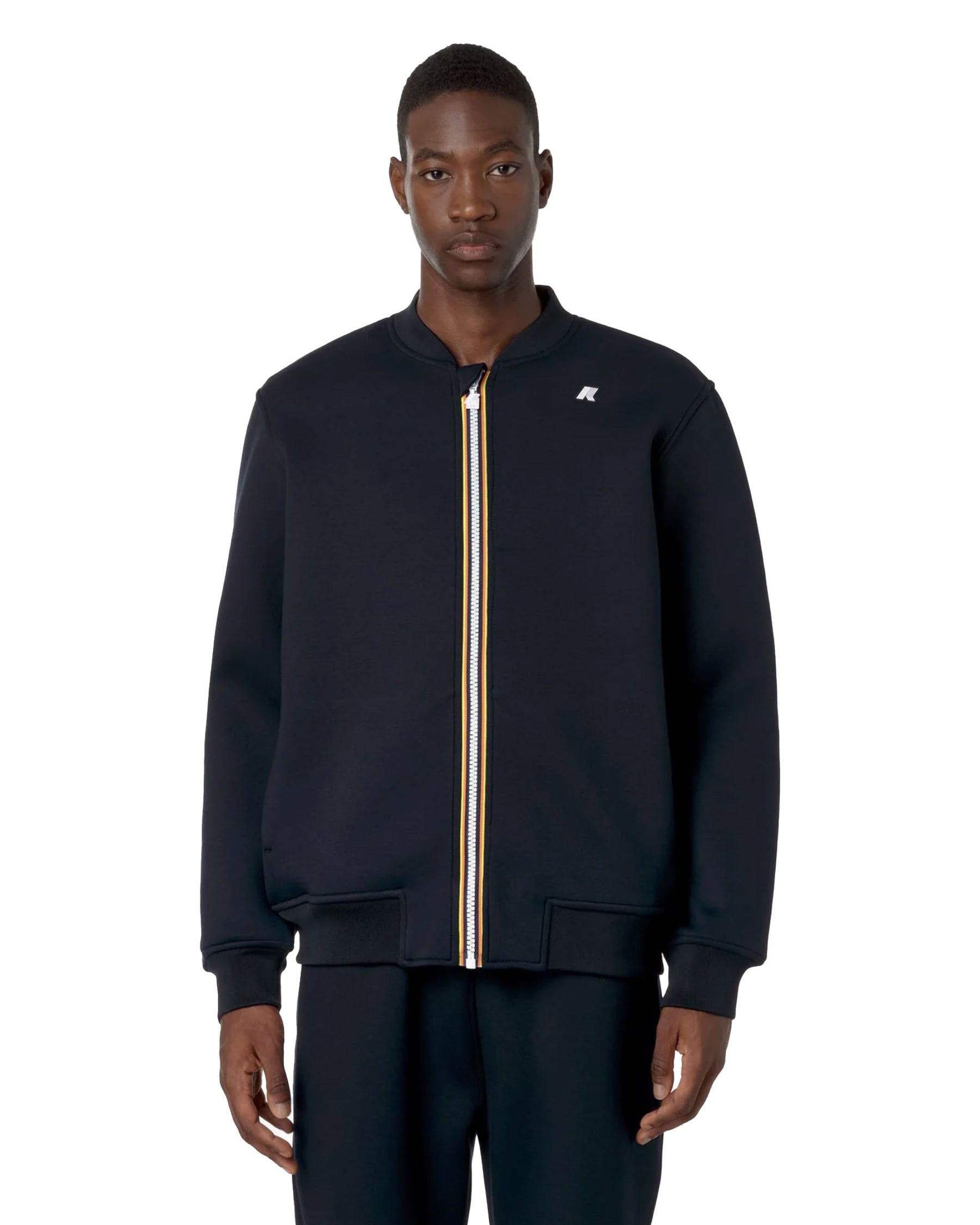 Felpa Uomo K Way Abel Spacer Blu