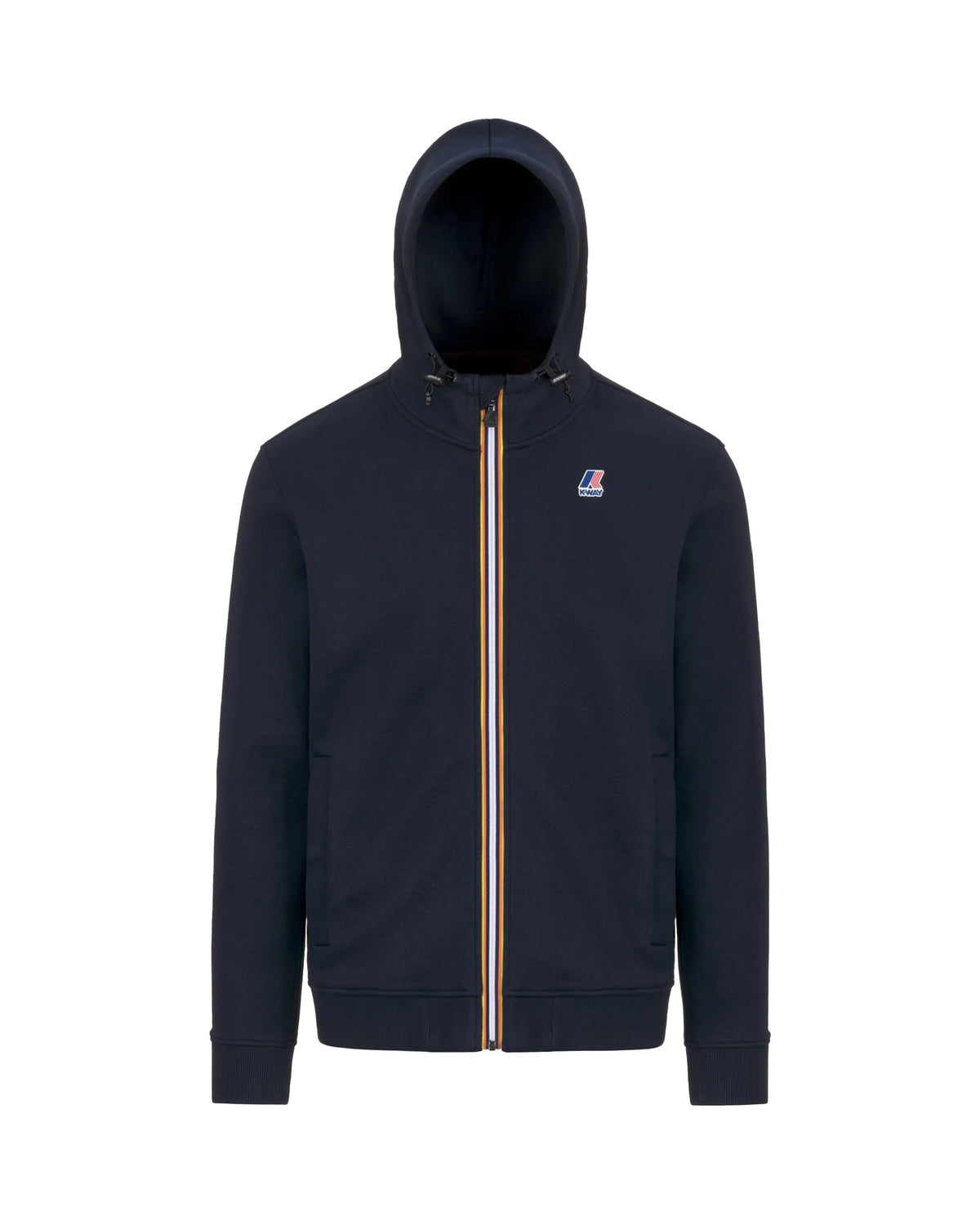 Felpa Uomo K-Way Le Vrai Arroux Hv Poly Co Blu