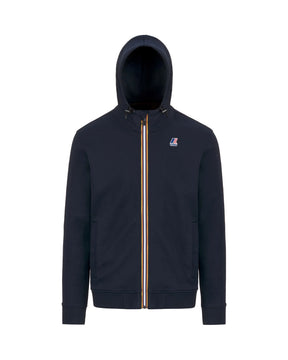 Felpa Uomo K-Way Le Vrai Arroux Hv Poly Co Blu