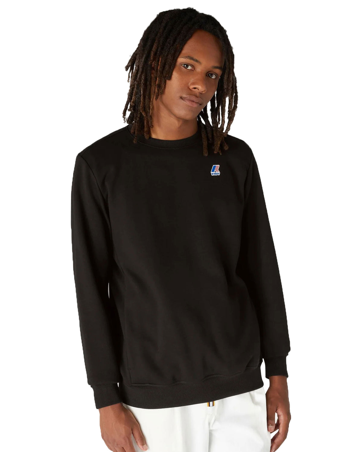 Man Sweatshirt K-Way Le Vrai Auguste Hv Poly Co Black