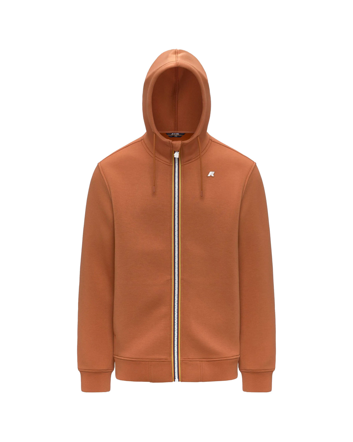 Man's Hoodie K-Way Rainer Spacer Orange