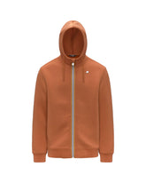 Man's Hoodie K-Way Rainer Spacer Orange