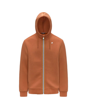 Man's Hoodie K-Way Rainer Spacer Orange