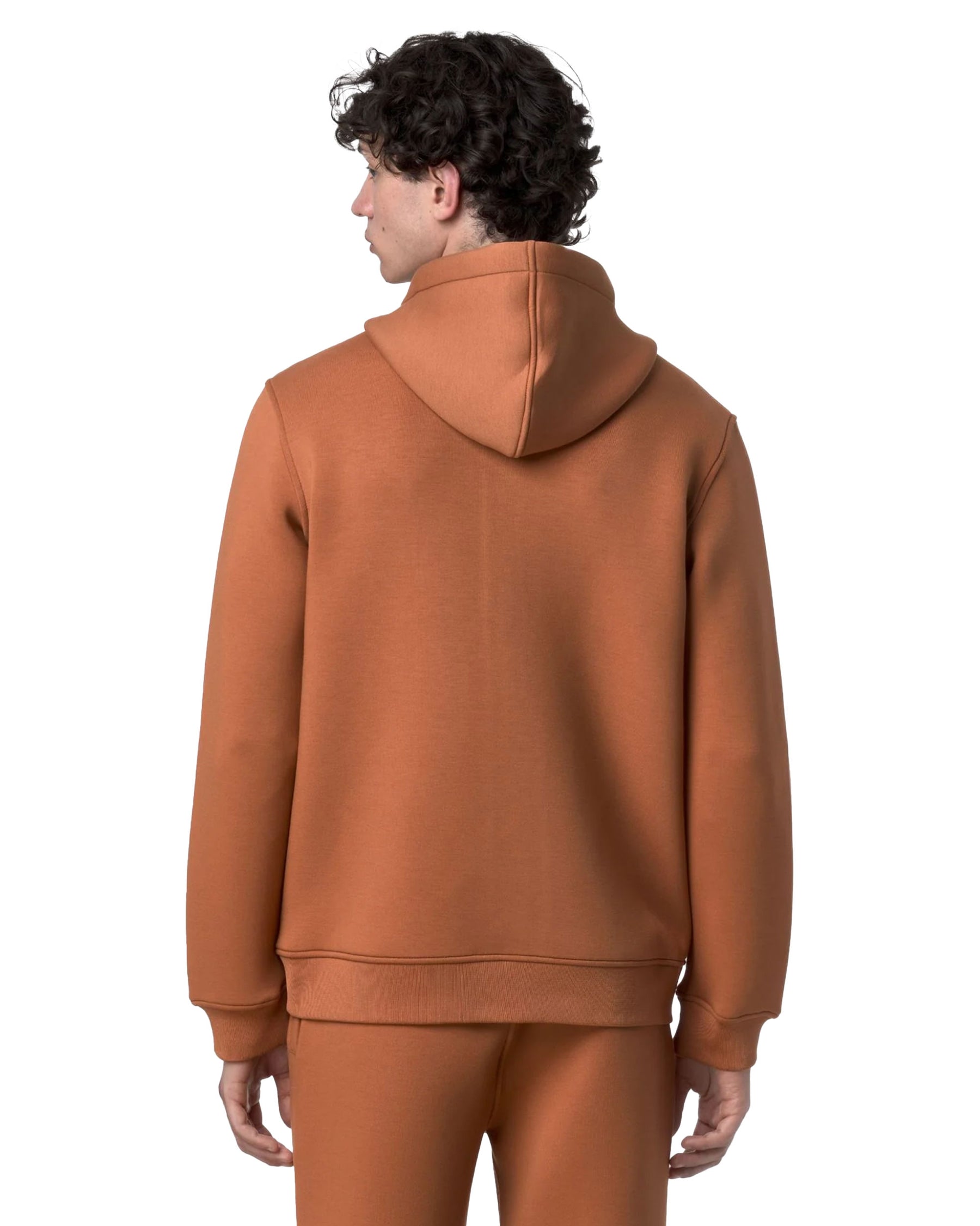 Man's Hoodie K-Way Rainer Spacer Orange