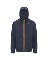 Man's Hoodie K-Way Rainer Spacer Light Blue
