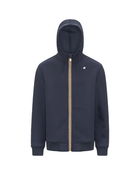 Man's Hoodie K-Way Rainer Spacer Light Blue