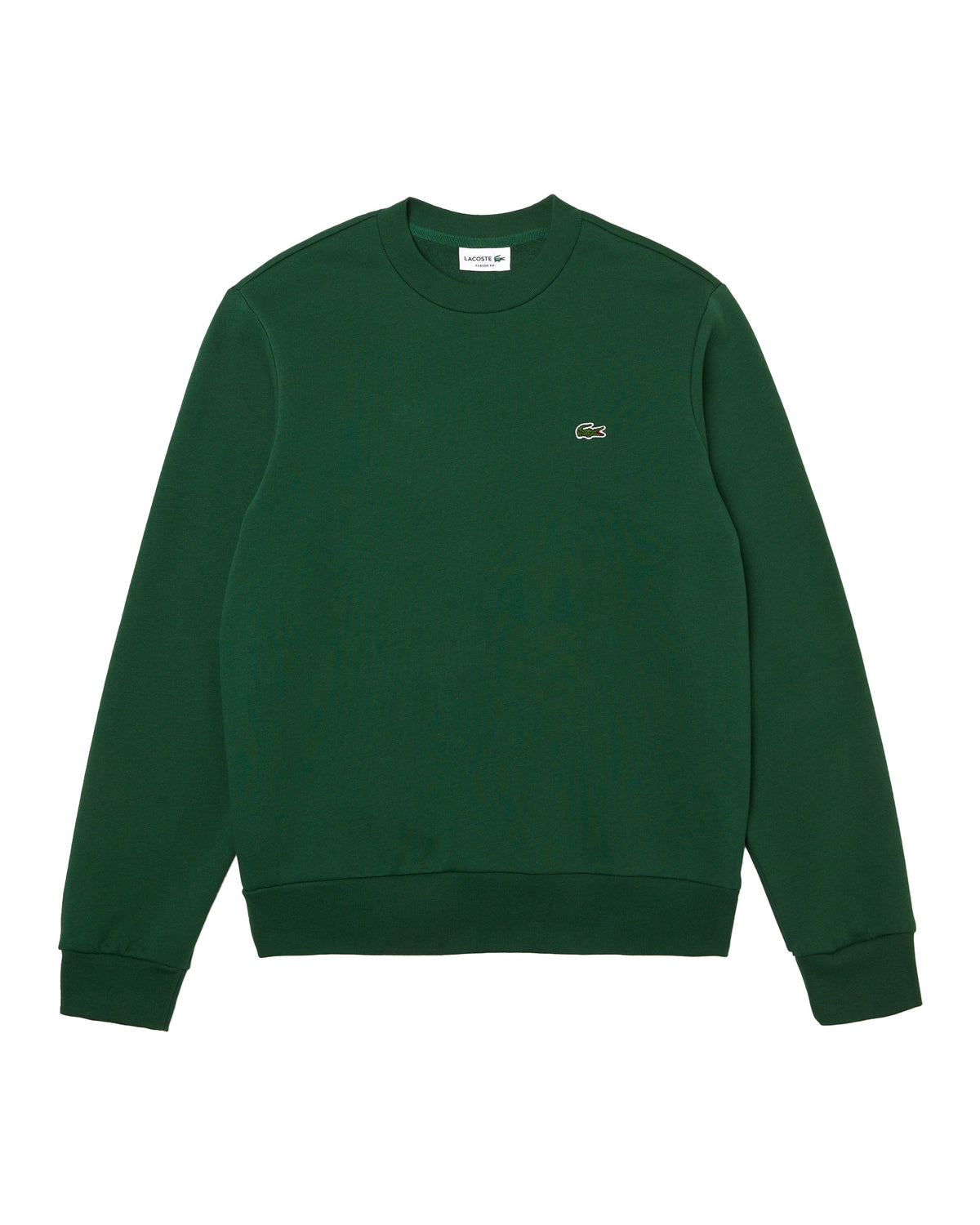 Man Sweatshirt Lacoste Basic Logo Green
