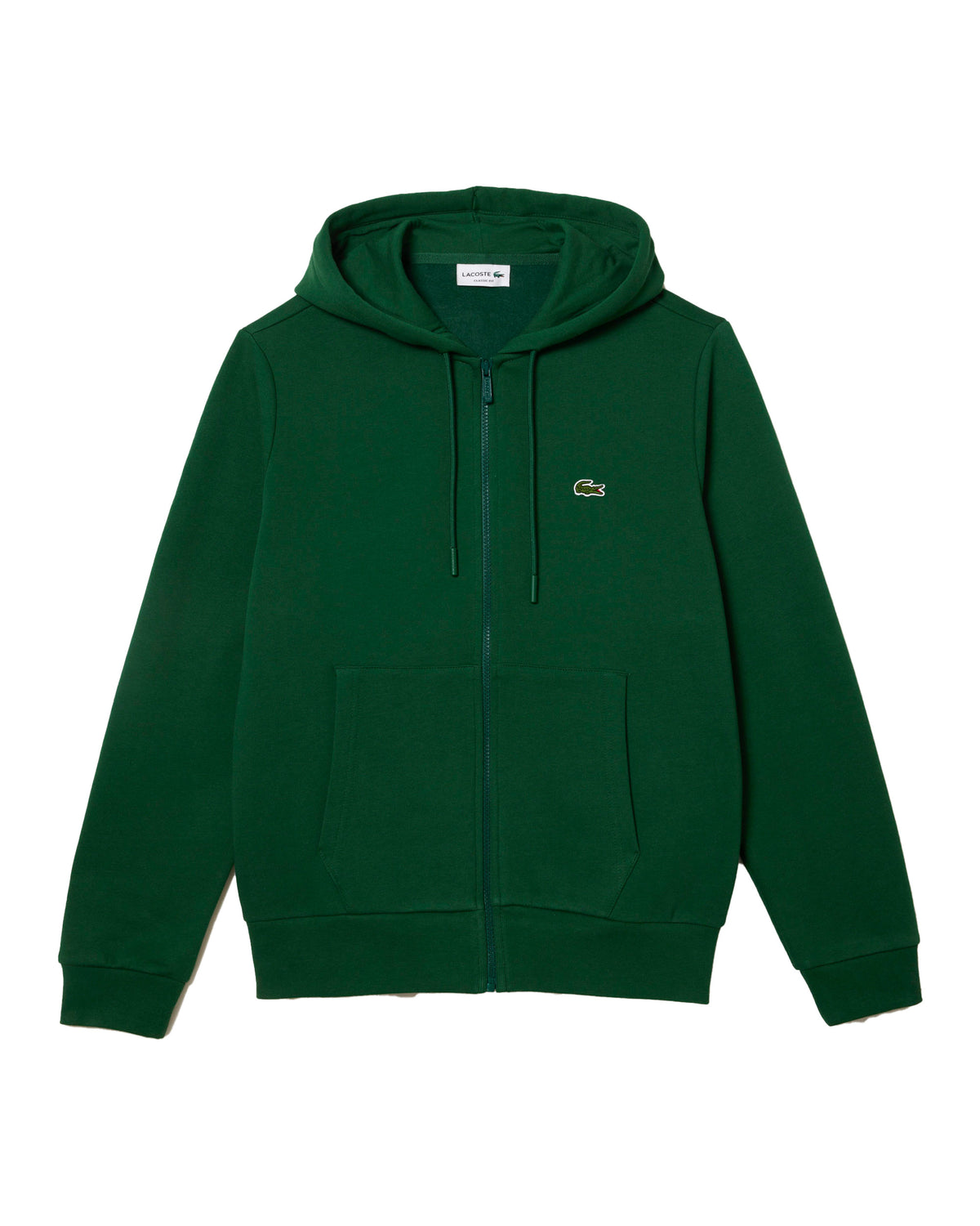 Man Hoodie Lacoste Basic Logo Green