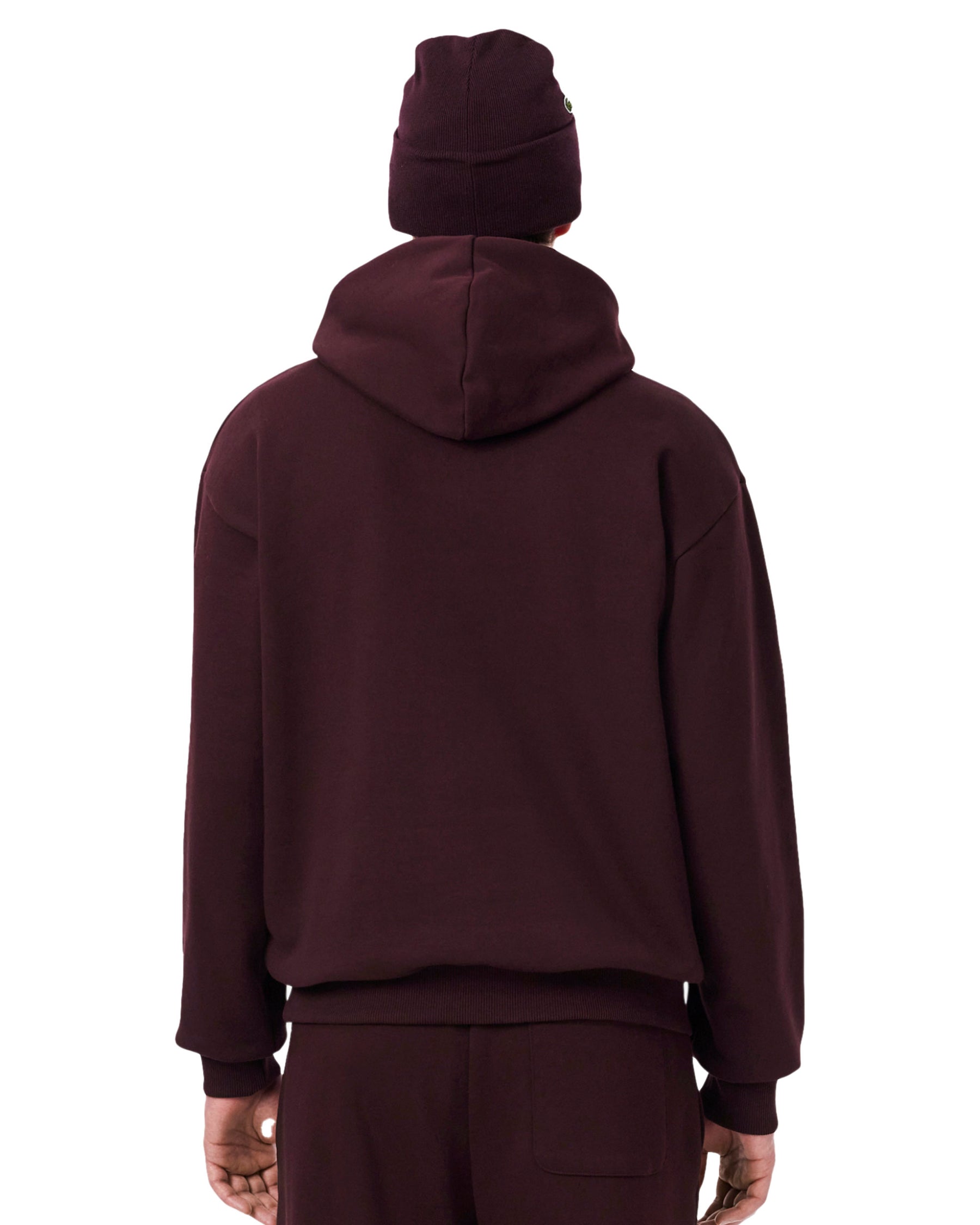 Felpa Uomo Lacoste Classic Logo Bordeaux