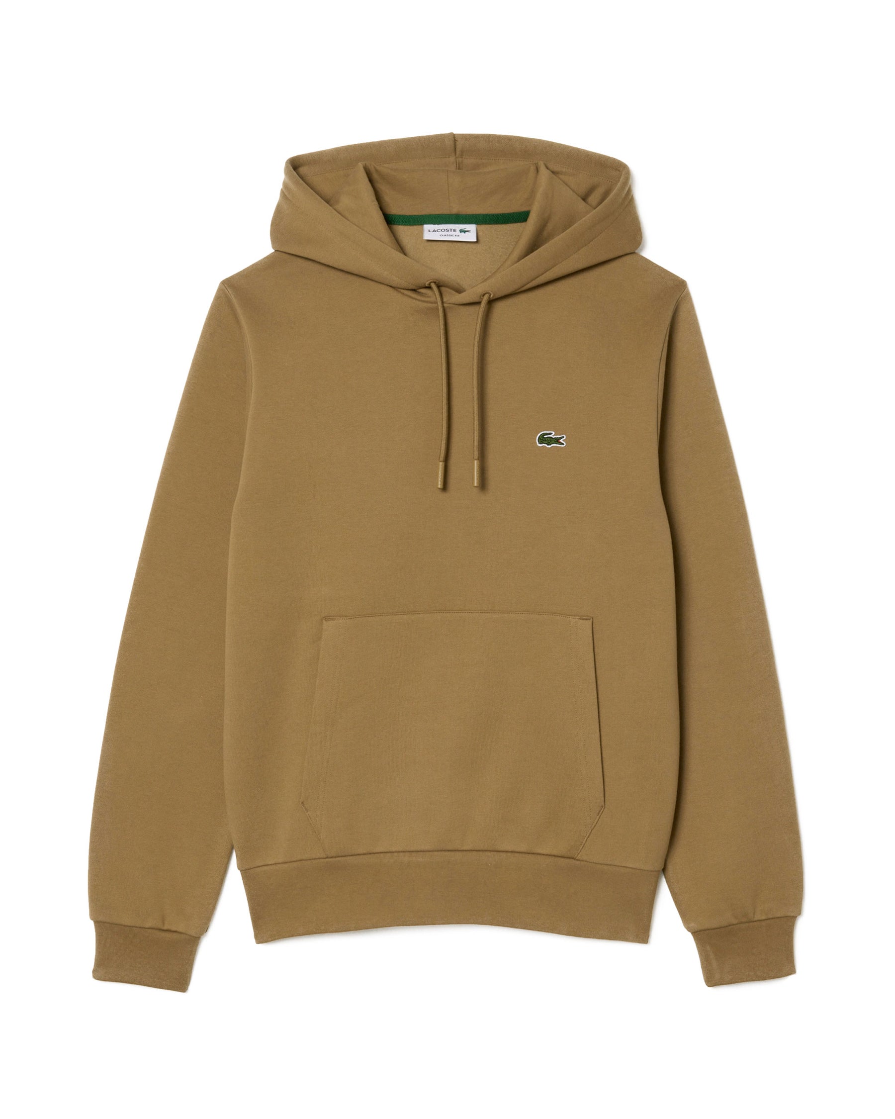 Man Hoodie Lacoste Classic Logo Brown