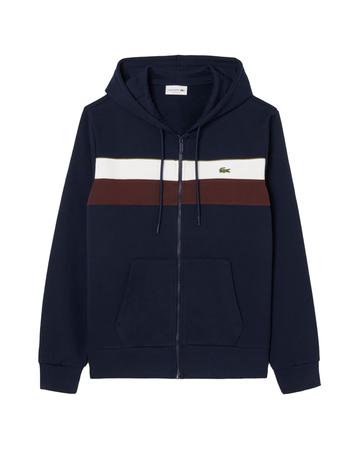 Felpa Uomo Lacoste Full Zip Blu