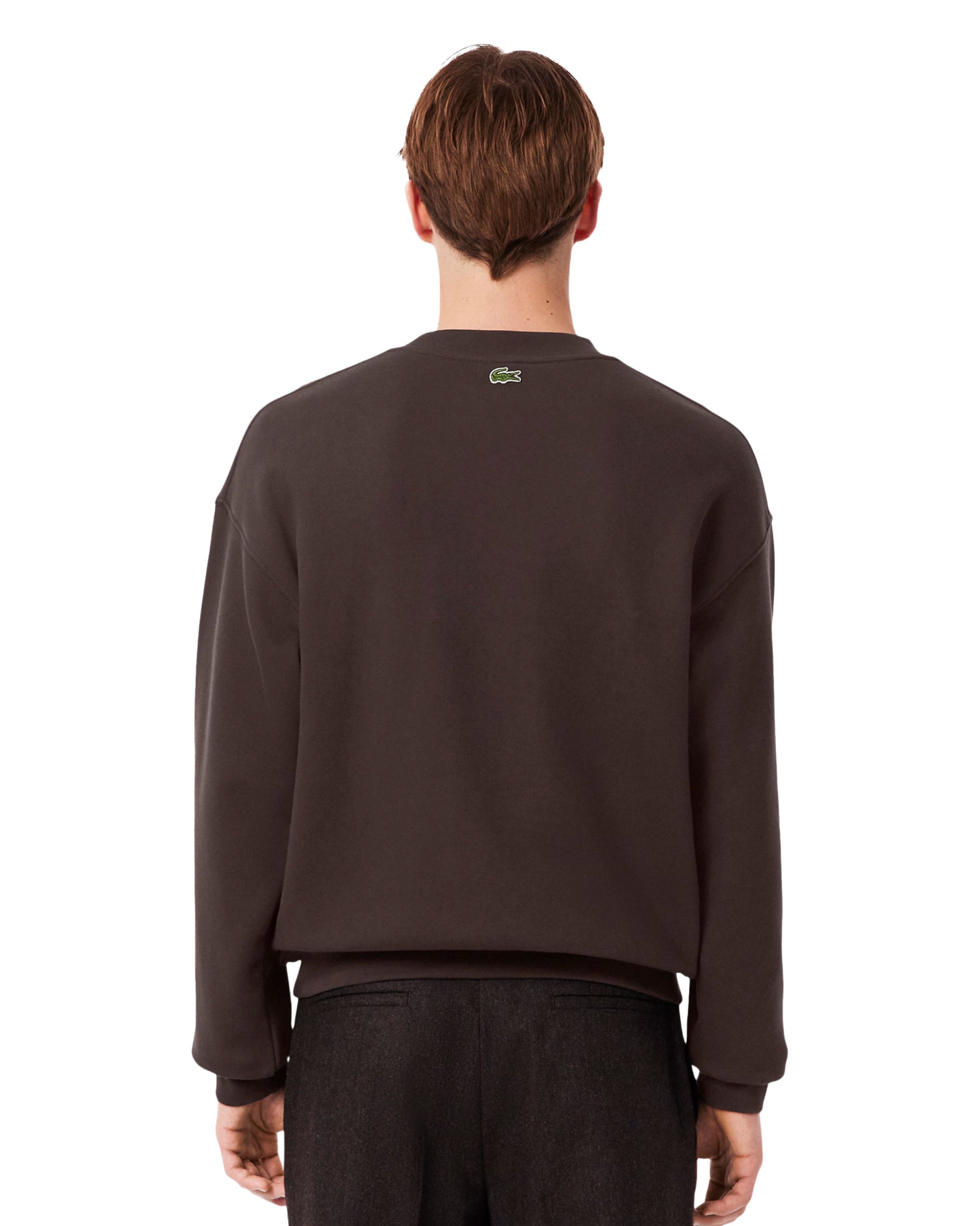 Felpa Uomo Lacoste Heritage Marrone