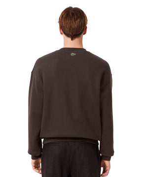 Felpa Uomo Lacoste Heritage Marrone