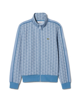 Men's Monogram Jacquard Sweatshirt Clear Blue