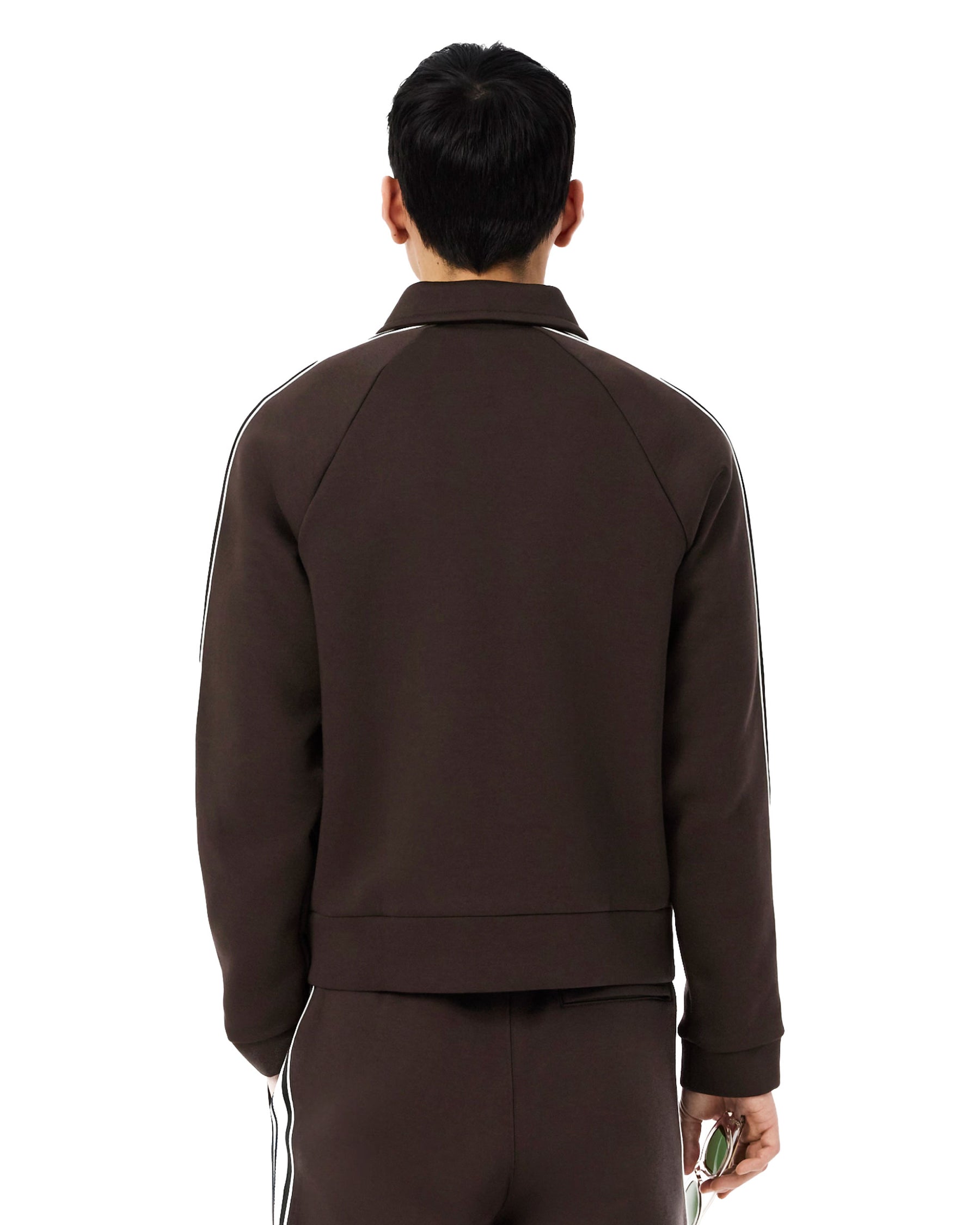 Man Sweatshirts Lacoste Made in France Brown