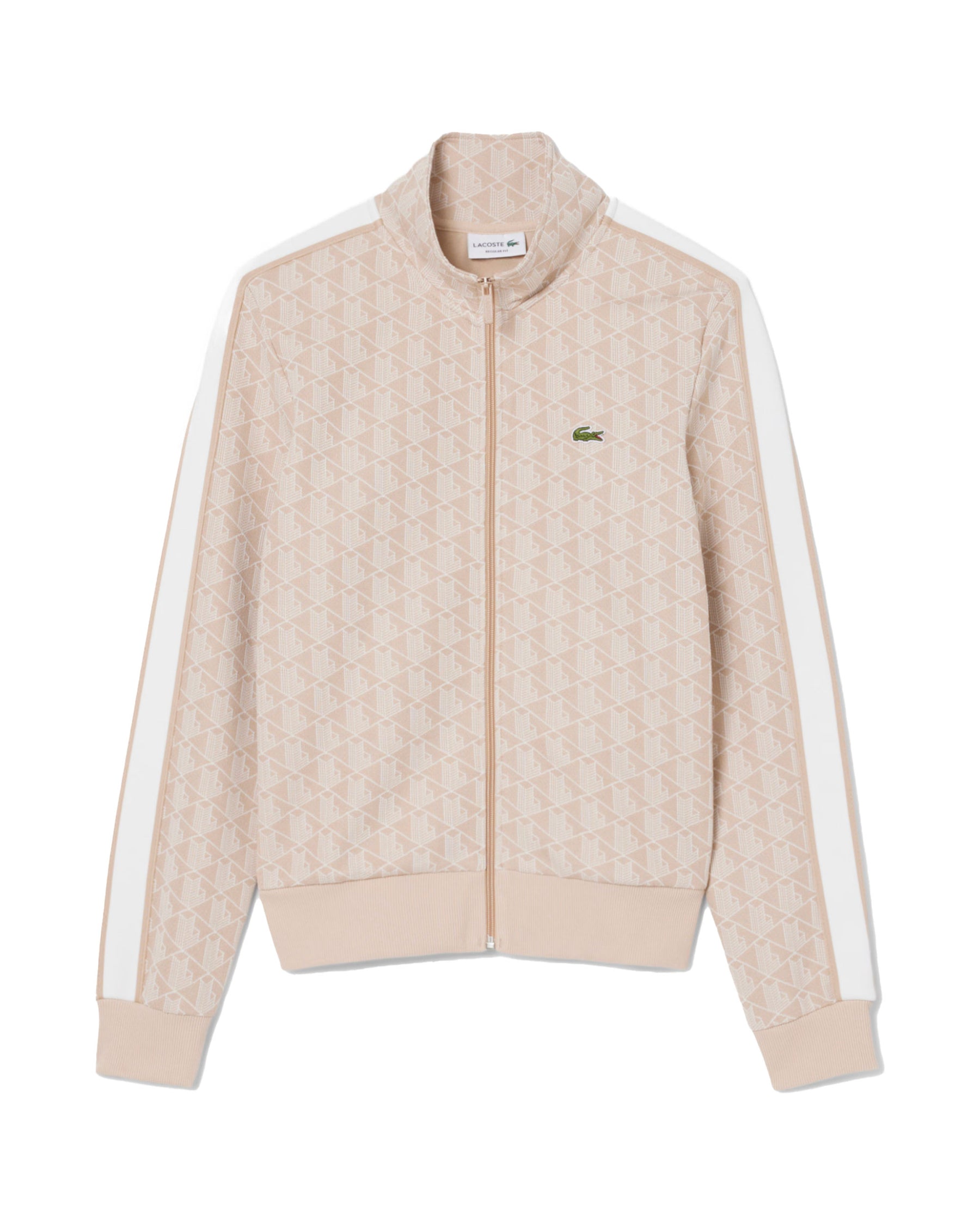 Lacoste Monogram Beige Men's Sweatshirt