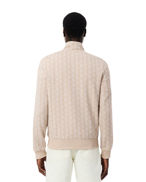 Lacoste Monogram Beige Men's Sweatshirt
