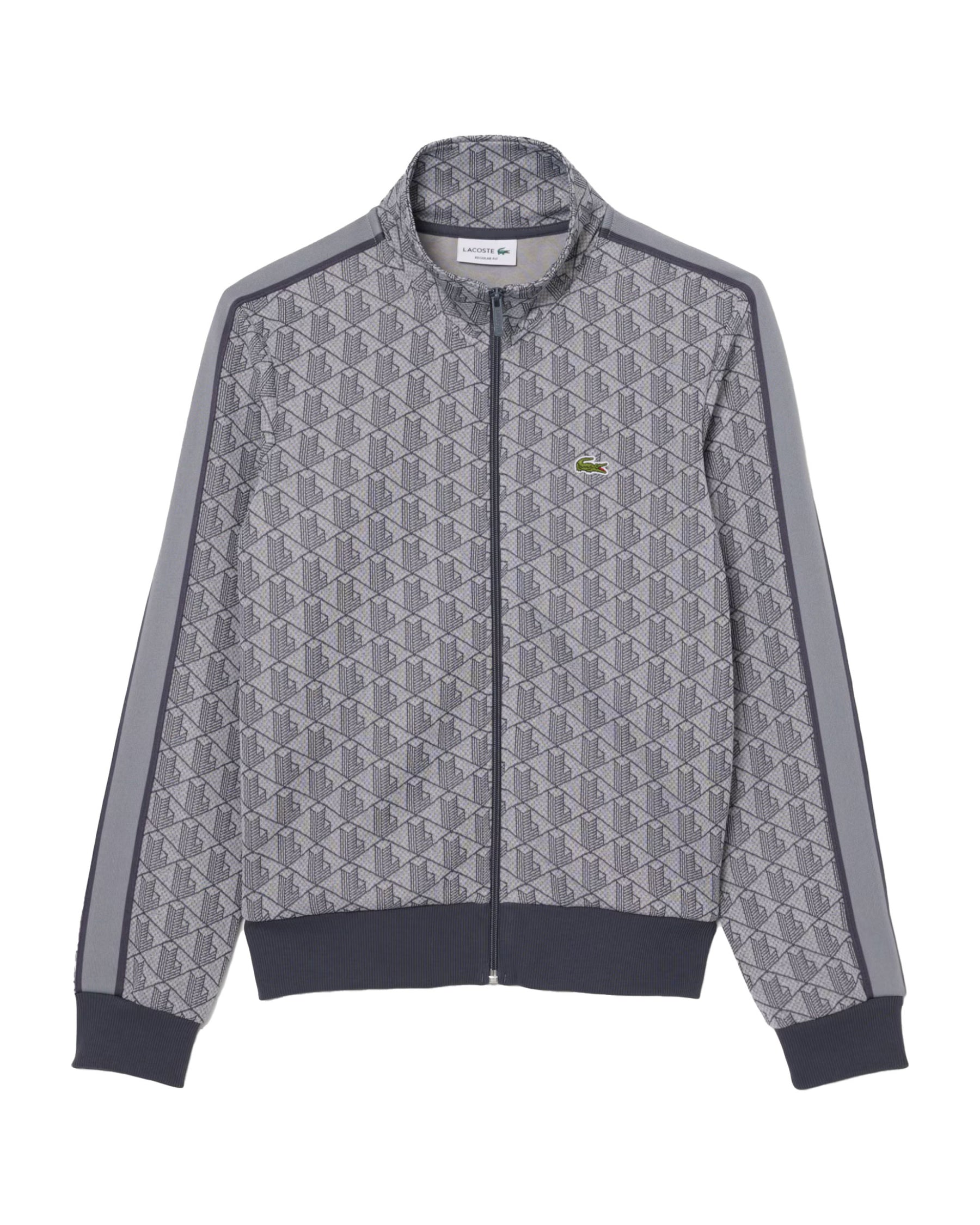 Lacoste Monogram Men's Gray Sweatshirt
