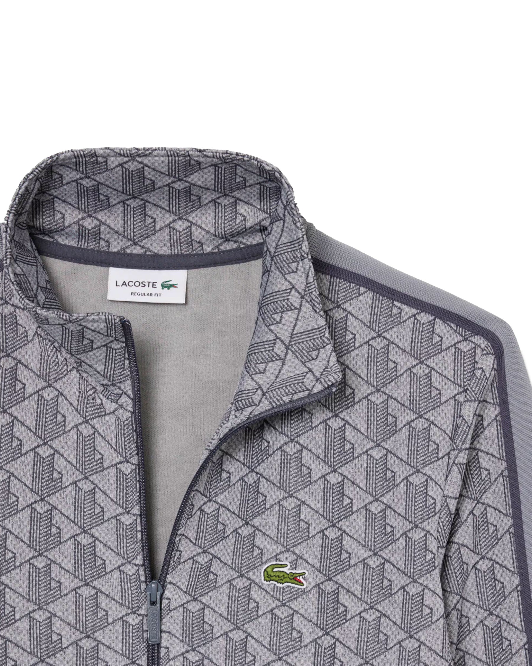 Lacoste Monogram Men's Gray Sweatshirt