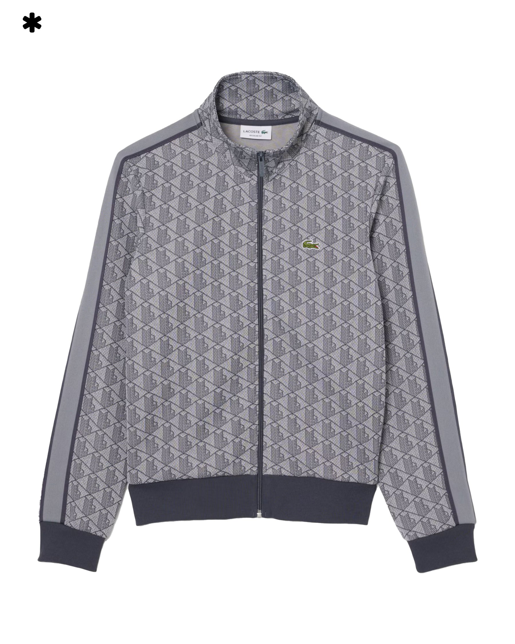 Lacoste Monogram Men's Gray Sweatshirt