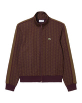 Men's Lacoste Monogram Brown Sweatshirt