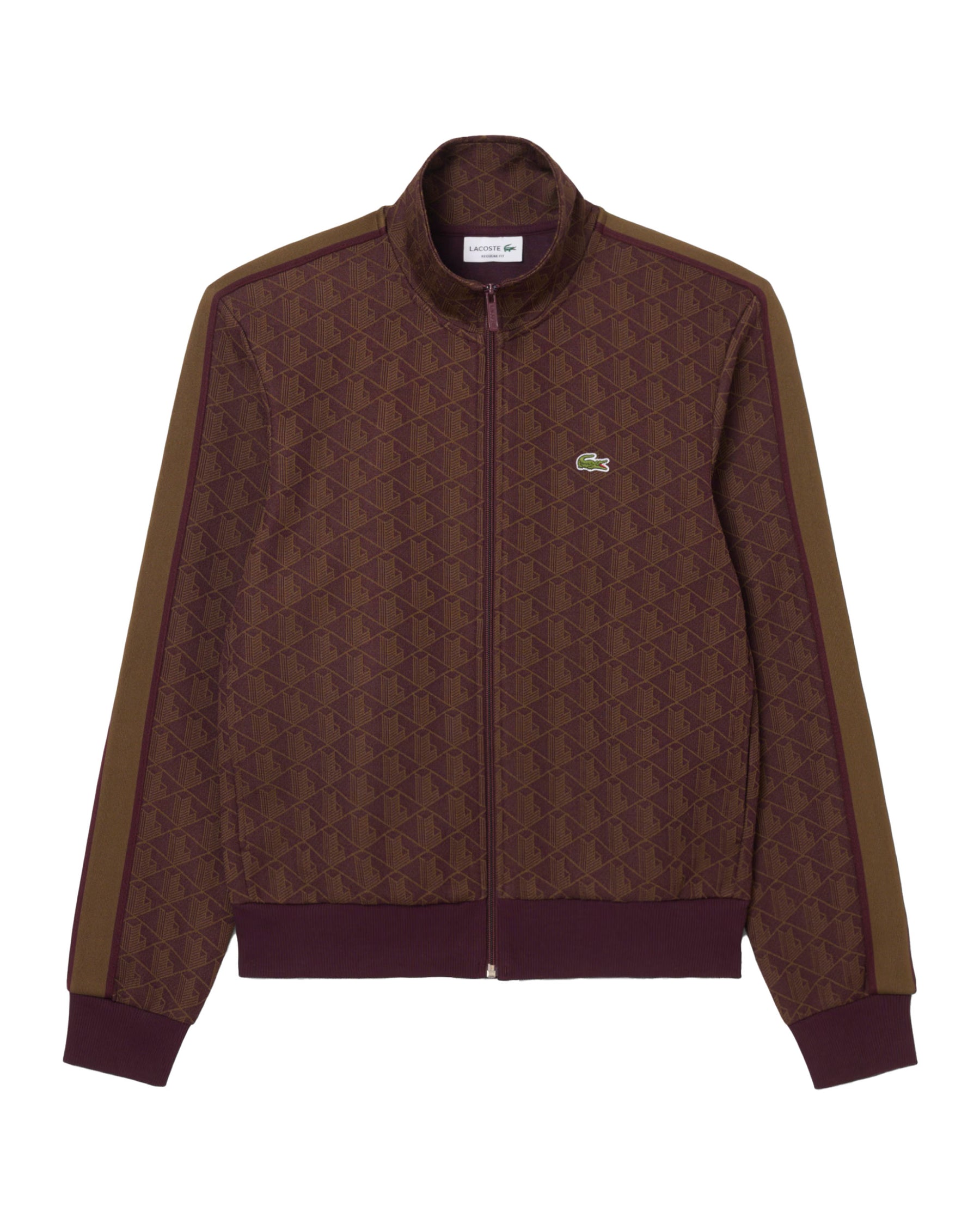 Men's Lacoste Monogram Brown Sweatshirt