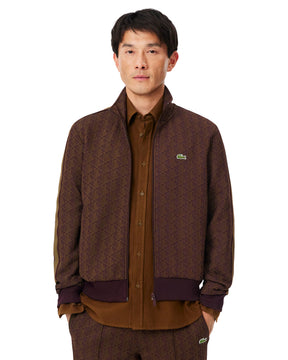 Men's Lacoste Monogram Brown Sweatshirt